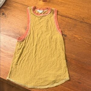 EARTHBOUND Yellow and Coral Tank Top